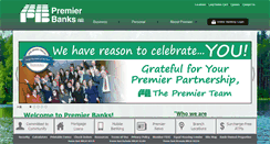 Desktop Screenshot of premierbanks.com